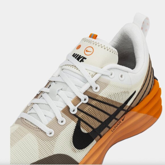 Nike Lunar Roam Summit White Khaki Orange Running Sneakers Shoes Mens Size 8 - Picture 9 of 16